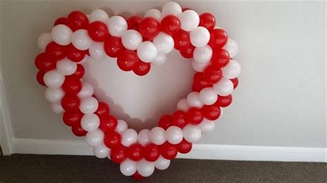 Valentine Day Balloon Decorations Youtube