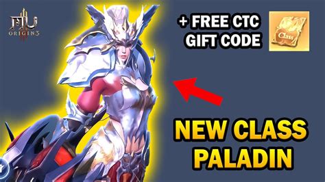 MU ORIGIN 3 ASIA PALADIN CLASS GIFT CODE FREE CLASS TRANSFER CARD