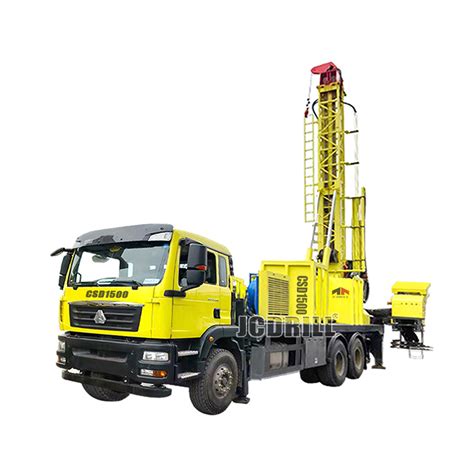 CSD300 6x4 SINOTRUCK Multi Functional Truck Mounted Water Well Drilling