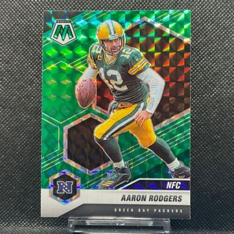 Panini Mosaic Nfl Aaron Rodgers Green Mosaic Nfc Ebay