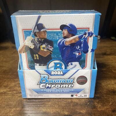 Topps Mlb Bowman Chrome Hobby Box Ebay