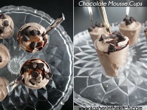 Chocolate Mousse Cups - Kosher In The Kitch!