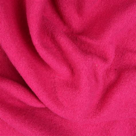 Boiled Wool Fuchsia Bloomsbury Square Dressmaking Fabric