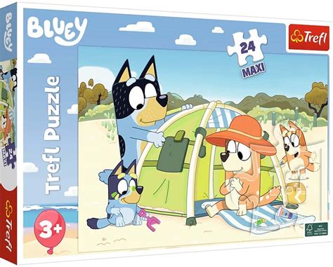 Trefl Puzzles Maxi Bluey S Great Day Bbc Bluey Oku