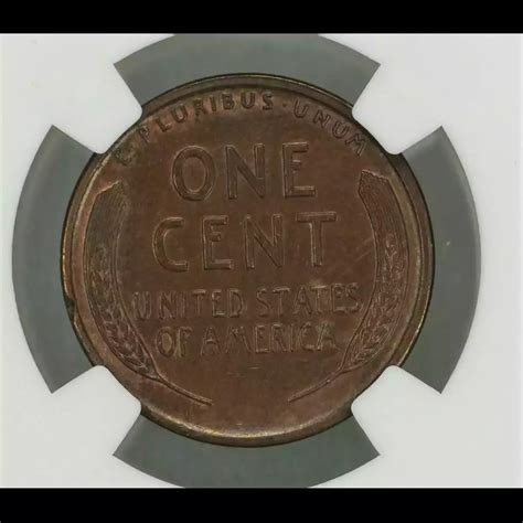 Denver Small Cents Lincoln Wheat Ears Reverse Ngc Ms Bn Strong