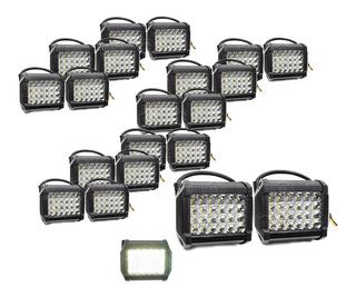 Faro 24 Led Auxiliar Luz Blanca Dually Con Estrobo MercadoLibre