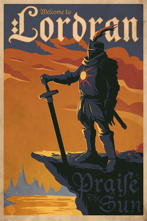 Sweet Dark Souls Posters Look Suitably Satisfying Dark Souls Solaire