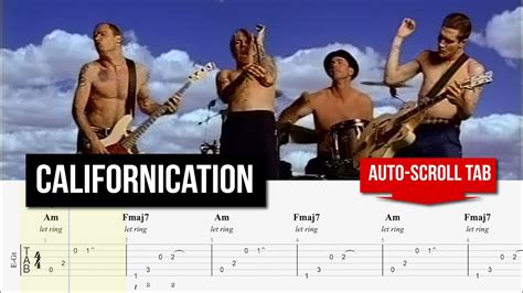 Californication Red Hot Chili Peppers Play Along Guitar Tab YouTube