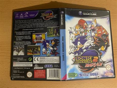 BOÎTE DU JEU Sonic Adventure 2 Battle Nintendo Gamecube EUR 5 00