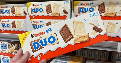 Slatka Arolija Iz Ferrera Kinder Duo Keksi Preliveni Mlije Nom I