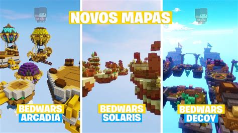 Joguei Nos Novos Mapas De Bedwars Hylex Youtube