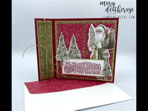 Stampin Up Traditions Of St Nick Dsp Saint Nicholas Book Fold