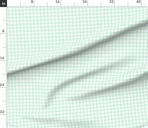 Buffalo Plaid Fabric Buffalo Plaid Mint Outdoors Camping by - Etsy