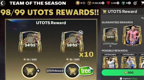 X Rated Utots Pack Opening In Fc Mobile Best Free Utots