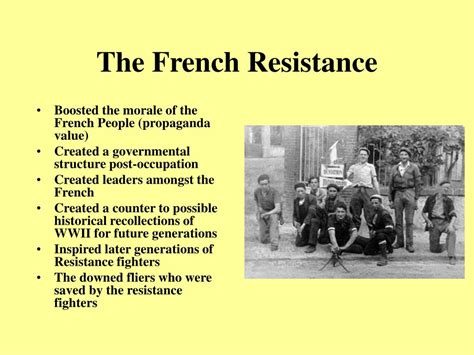 PPT - The French Resistance PowerPoint Presentation, free download - ID ...