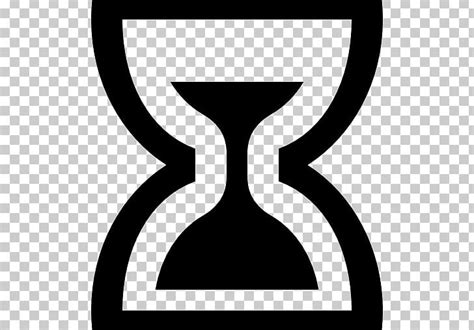 Hourglass Computer Icons Time Symbol Png Clipart Black And White