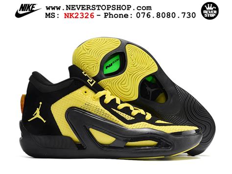 Giày Bóng Rổ Nam Nike Jordan Tatum 1 Yellow Black Cổ