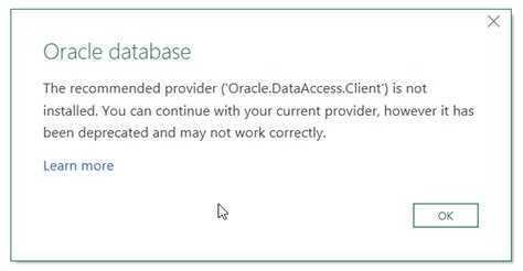 Connect Excel To Oracle Database Databasefaqs