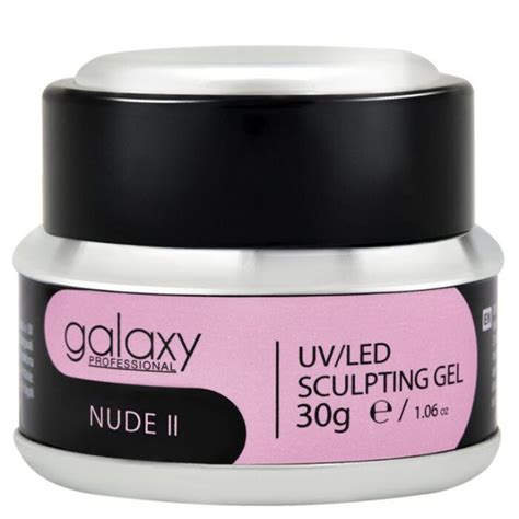 Gradivni kamuflažni gel za nadogradnju noktiju GALAXY UV LED Nude II 30g Sanja Cosmetics