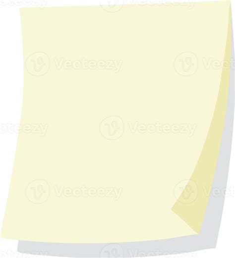 White Post It Note Png