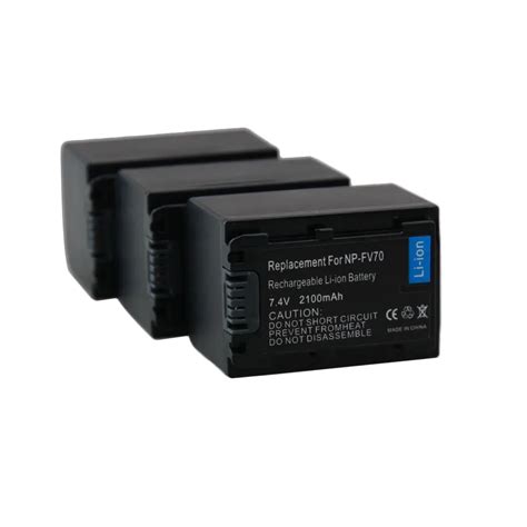 Digital Boy 3pcs NP FV70 NP FV70 NPFV70 Li Ion Battery Camera Battery