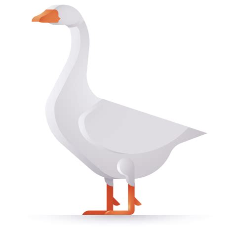 Goose 3d Color Icon