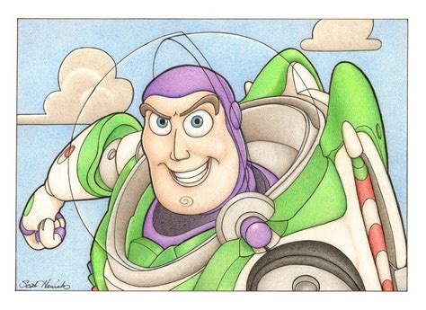 Scott Henricks Art Finished With Buzz Lightyear