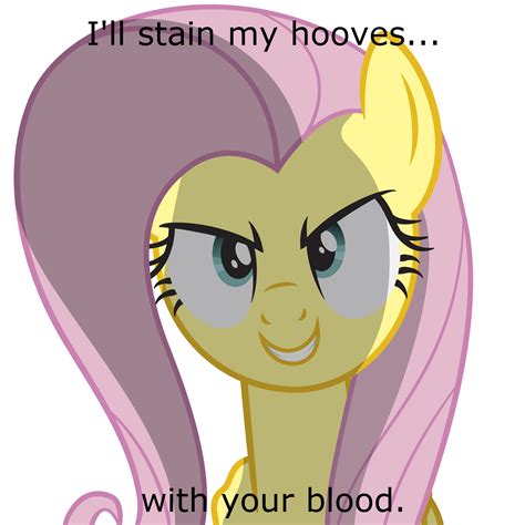 Fluttershy - so...me and the cmc turned Fluttershy evil...sorry about ...