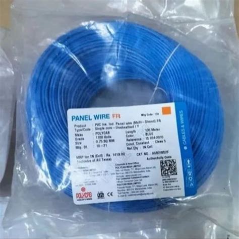 Polycab FR 1 SQMM 100 MTR WIRE At Rs 940 Roll Polycab Electrical