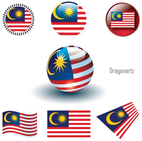 Malaysia Flag Vector Art Vector for Free Download | FreeImages