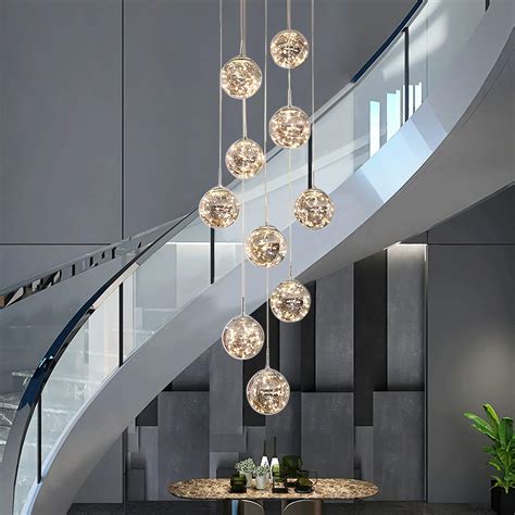 Modern Spiral Sphere Crystal Chandelier Dst Spectacular Droplet