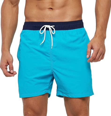 Silkworld Mens Swim Trunks Quick Dry Beach Shorts With