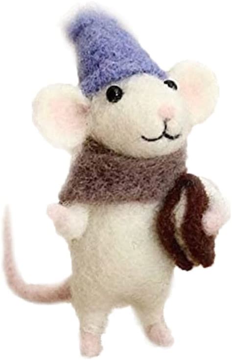 Mice Needle Felting Starter Kit Felt Mouse Craft Kit Needle Felting