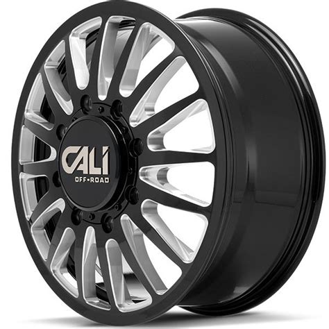 9112 2983BM Cali Off Road 9112 Gemini Gloss Black W Milled Spokes