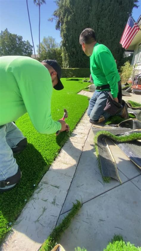 Artificial Turf Installation | Installing artificial turf, Garden projects, Garden yard ideas