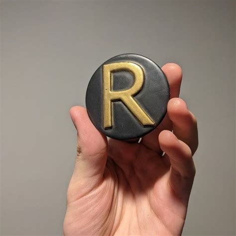 Classic Robin Badgesymbol Urethane Rubber Emblem Etsy Badge