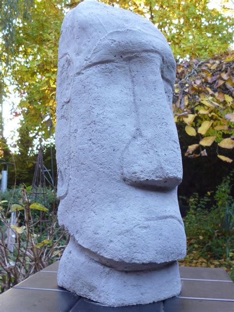 Moai Tiki Easter Island Figure Sculpture 39 Etsy UK