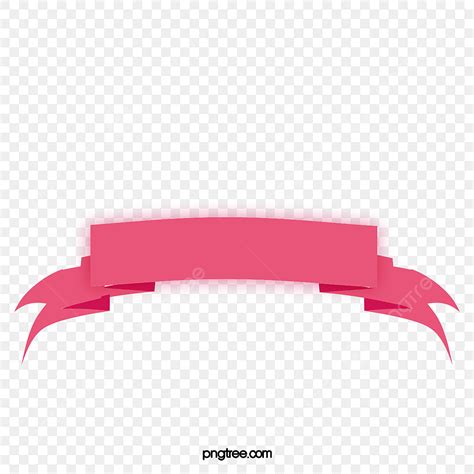 Pink Banners Png Transparent Cartoon Pink Banner Illustration