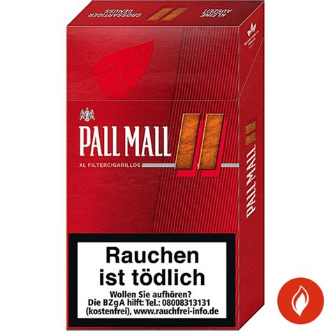 Pall Mall Zigarillos Red XL Naturdeckblatt Stange Jetzt Kaufen