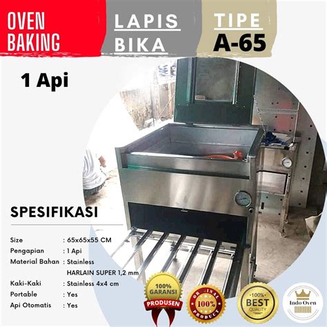 Oven Gas Bika Ambon Plus Lapis Legit Tipe A 70 Lazada Indonesia