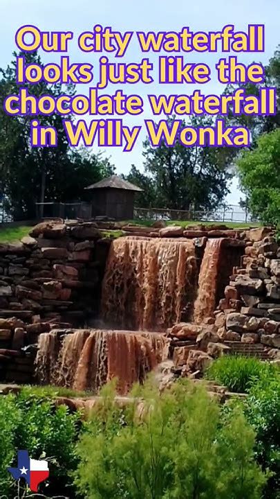 The Real Willy Wonka Chocolate Waterfall Texas Shorts Chocolate