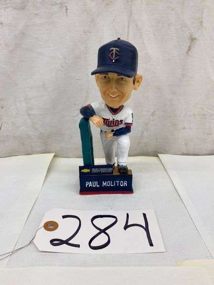 Paul Molitor Minnesota Twins Bobblehead Meagher Auctioneers