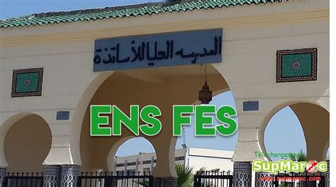 Ens Fes Concours Licences Education S S Supmaroc