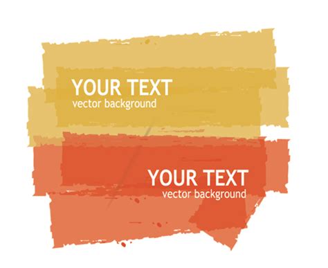 Brush banner 2 vector free download