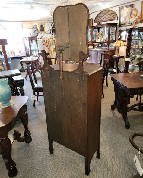 Bargain John S Antiques Antique Oak Lingerie Chest With Adjustable