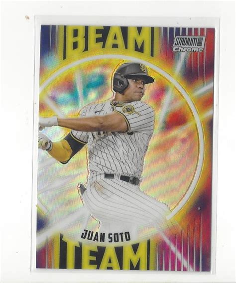 Topps Stadium Club Beam Team Bt Juan Soto For Sale Online Ebay