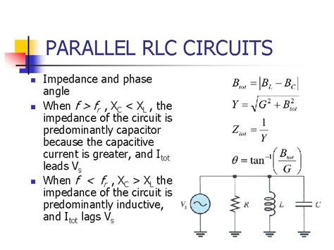 Lesson 8 Comparing Series And Parallel Rlc Circuits Circuit Diagram