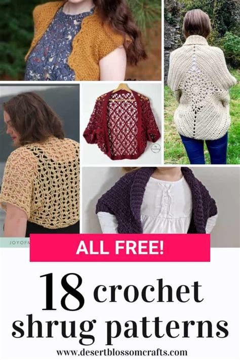 18 Modern And Stylish Crochet Shrug Patterns