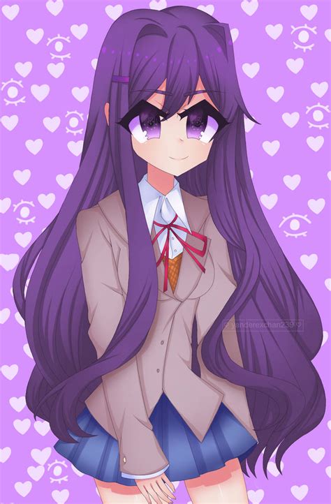 DDLC Fanart: Yuri by yanderexchan239 on DeviantArt