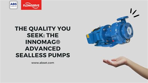 The Quality You Seek The INNOMAG Advanced Sealless Pumps ABS